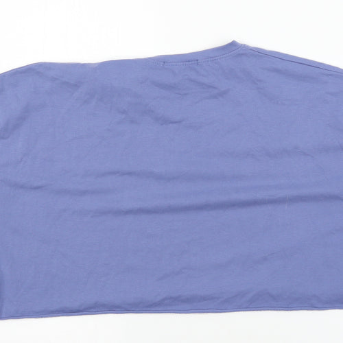 Missguided Womens Blue   Basic T-Shirt Size 10