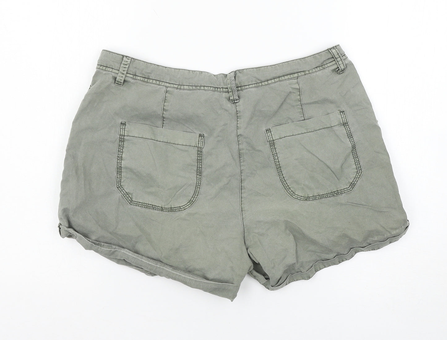 Dorothy Perkins Womens Green   Cargo Shorts Size 12