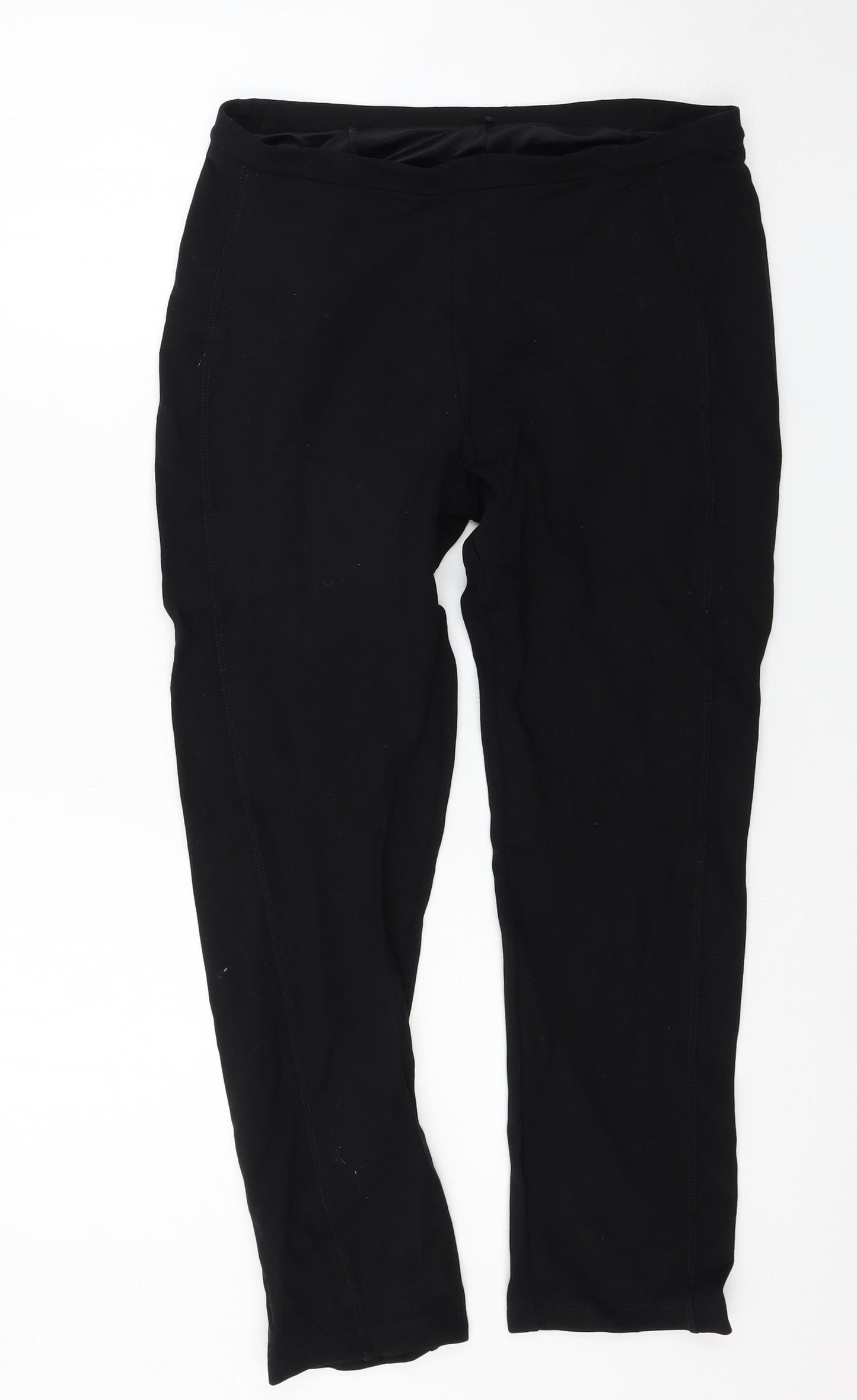 Marks and Spencer Womens Black   Trousers  Size 14 L24.5 in