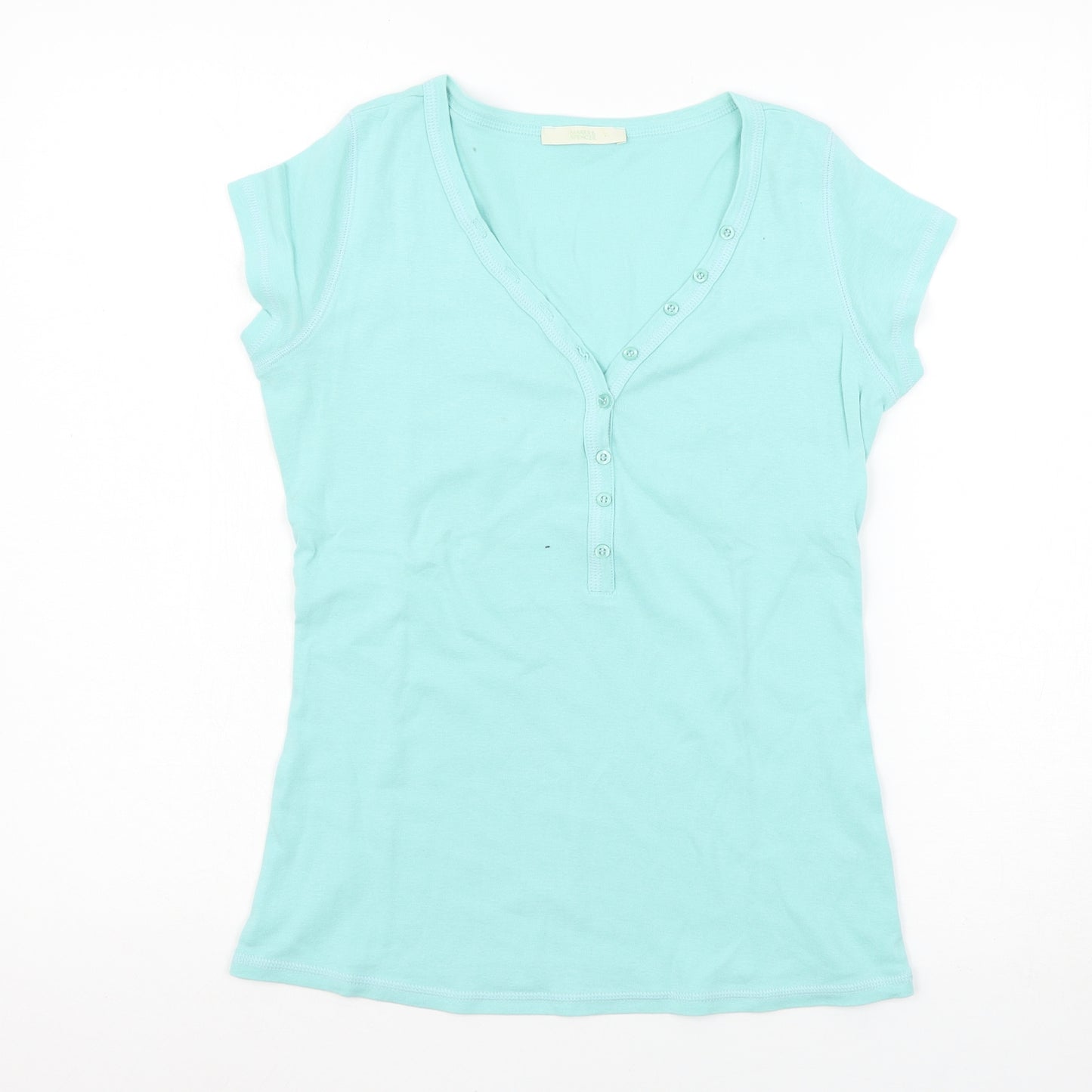 Marks and Spencer Womens Blue   Basic T-Shirt Size 12