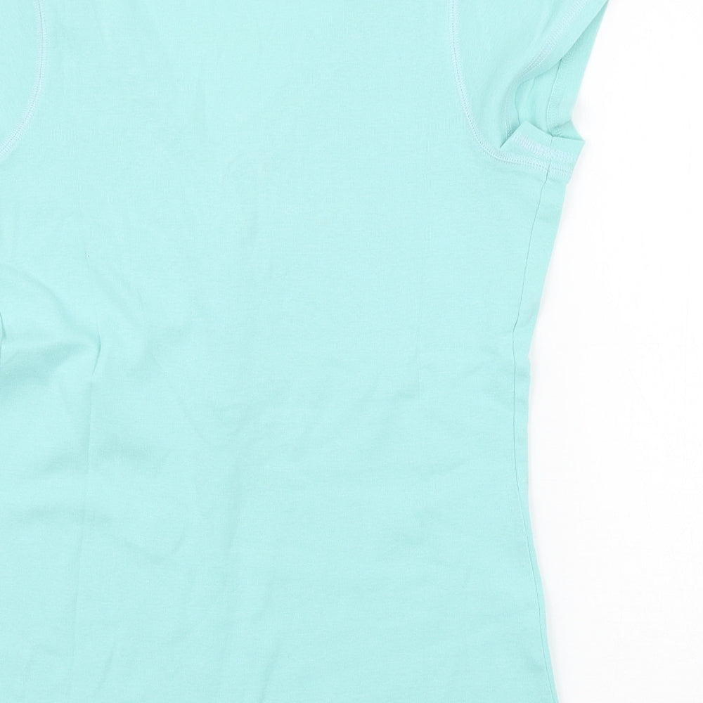 Marks and Spencer Womens Blue   Basic T-Shirt Size 12