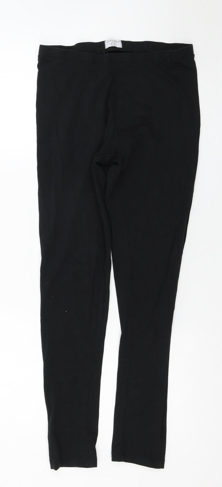 jeff&co Womens Black Jegging Leggings Size 12 L27 in