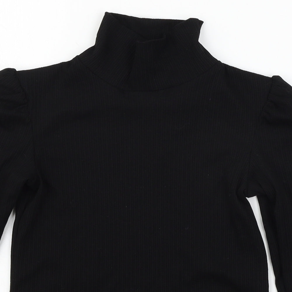 F&F Girls Black   Pullover Jumper Size 10-11 Years