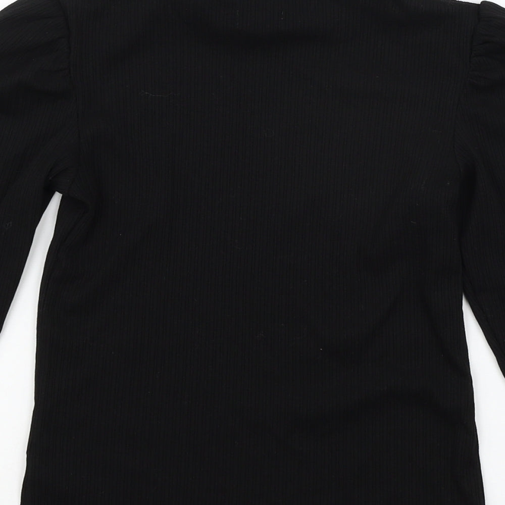 F&F Girls Black   Pullover Jumper Size 10-11 Years