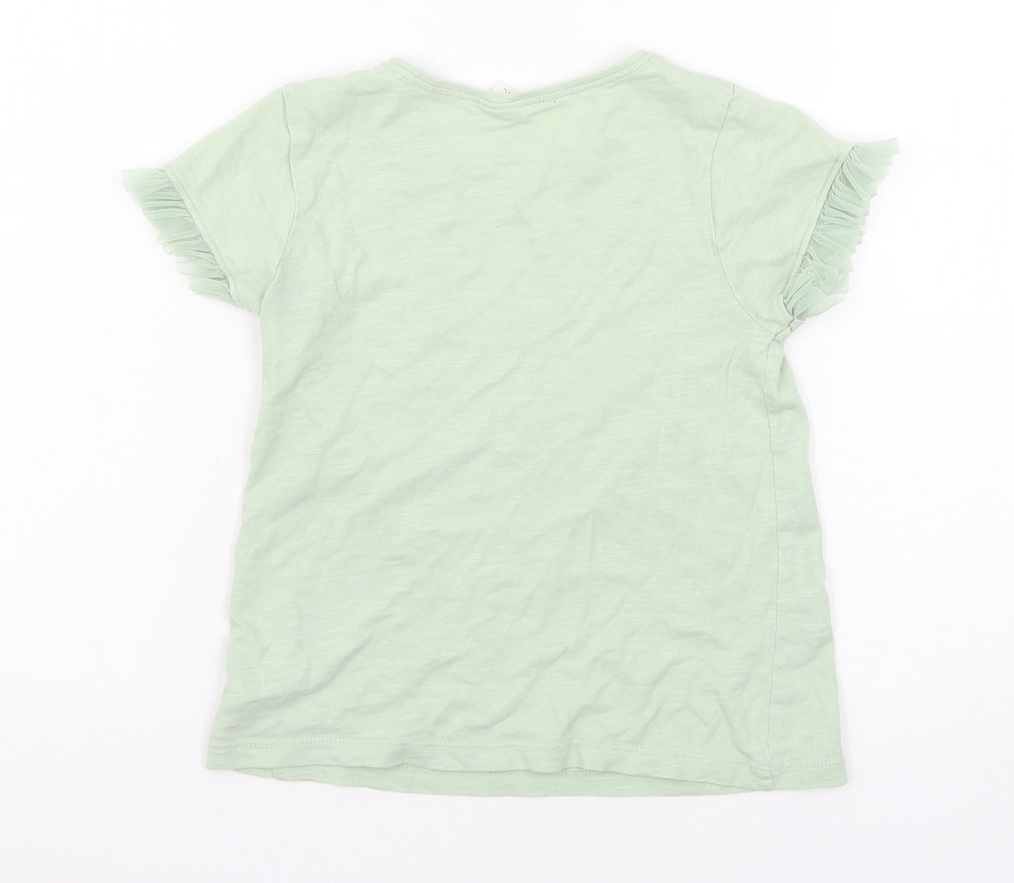 NEXT Girls Green   Basic T-Shirt Size 4-5 Years