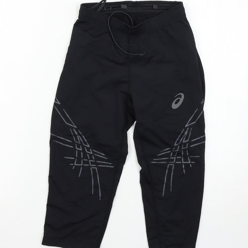 Basics Womens Black   Cropped Leggings Size S