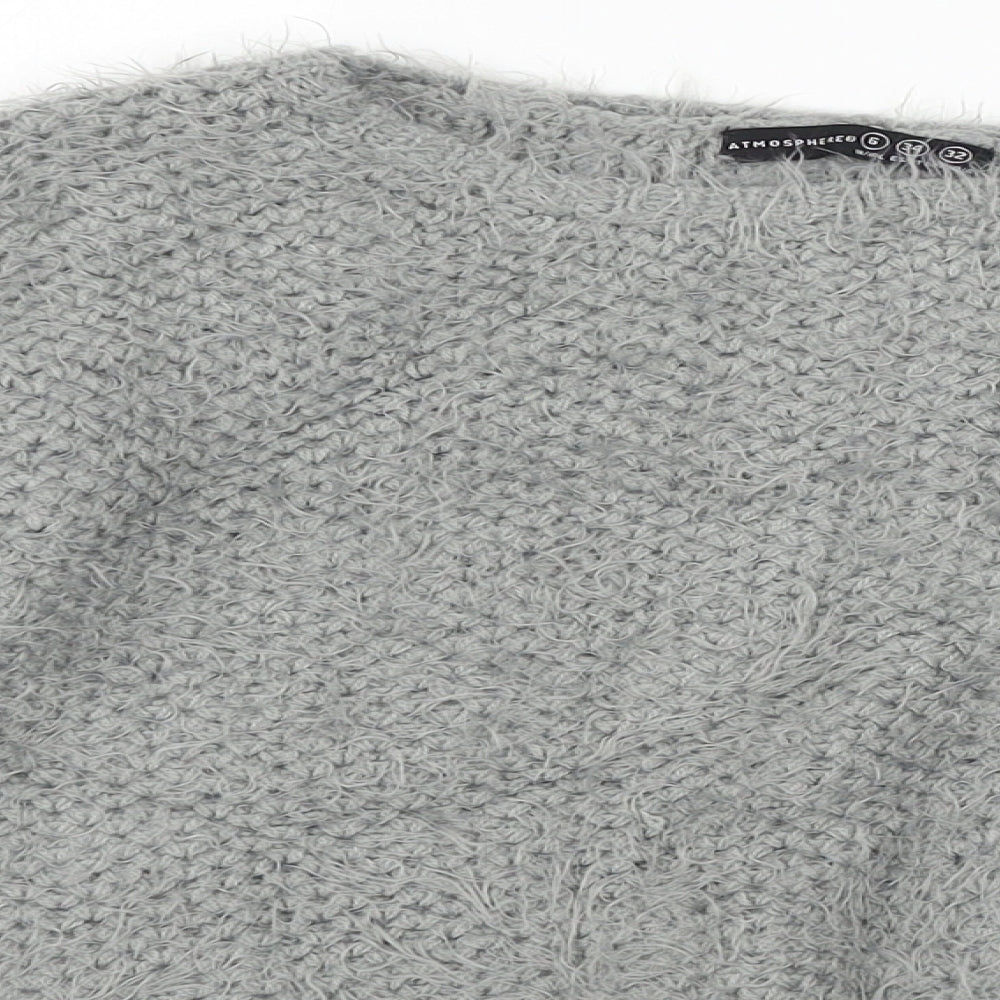 Atmosphere Womens Grey   Pullover Jumper Size S