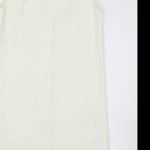 Topshop Womens White   Tank Dress  Size 6