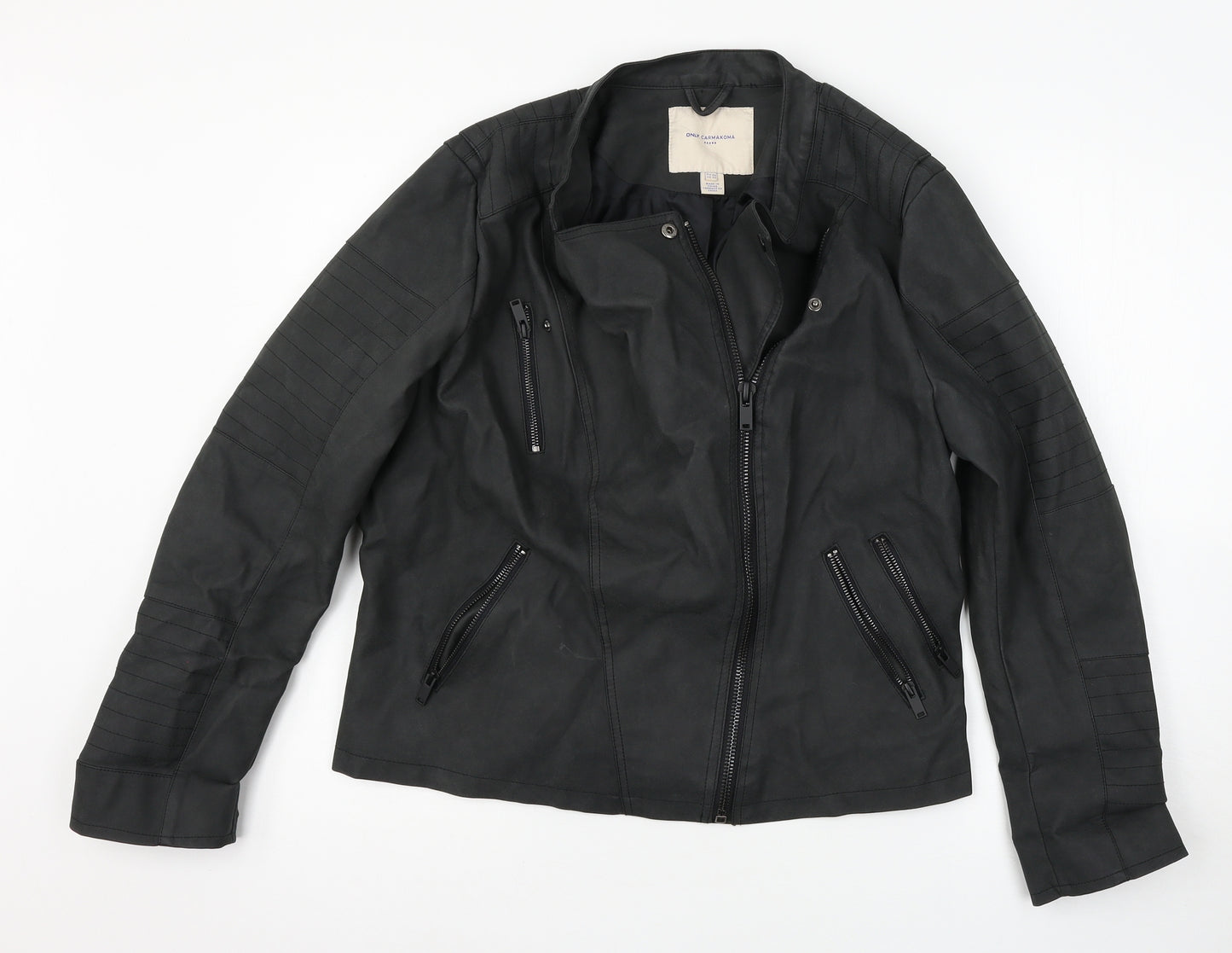 OnlyCarmakoma Womens Black   Jacket  Size 20