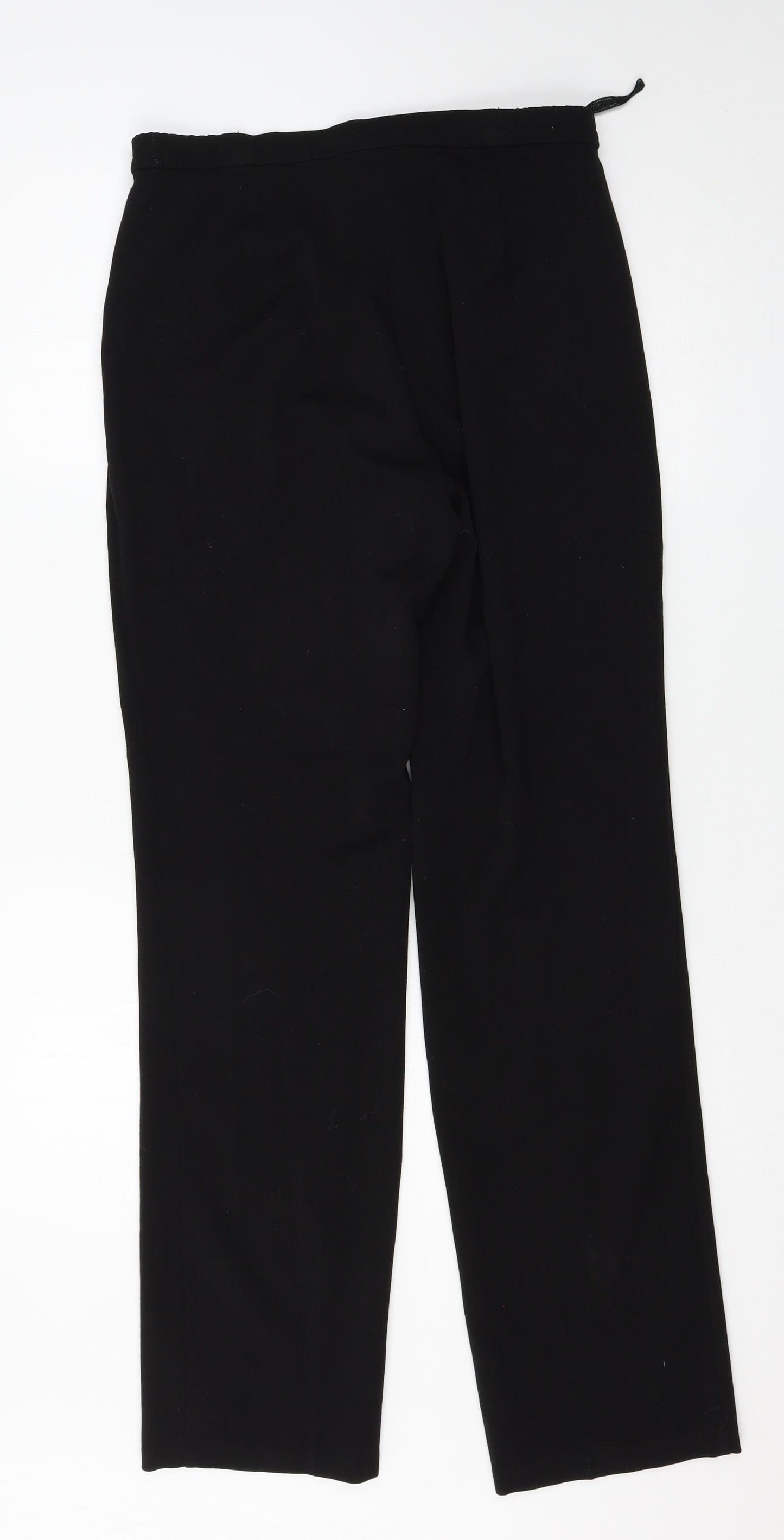 Marks and Spencer Womens Black   Trousers  Size 8 L32 in