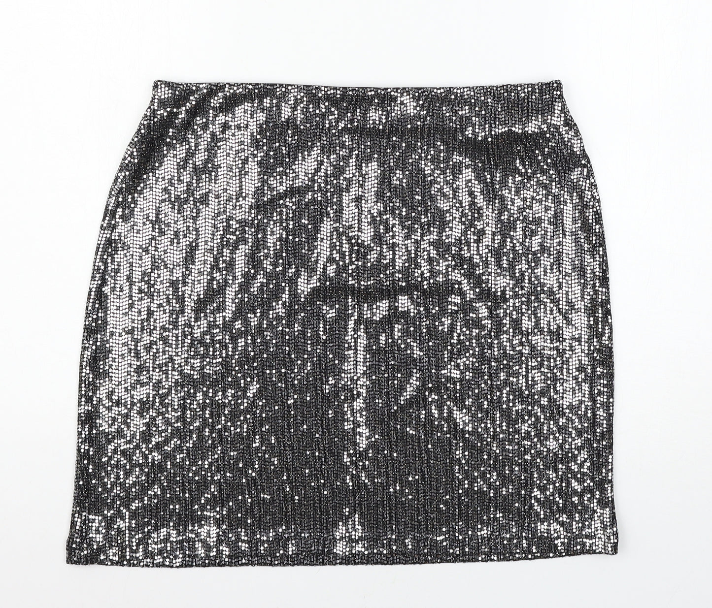 Marks and Spencer Womens Silver   Mini Skirt Size 12