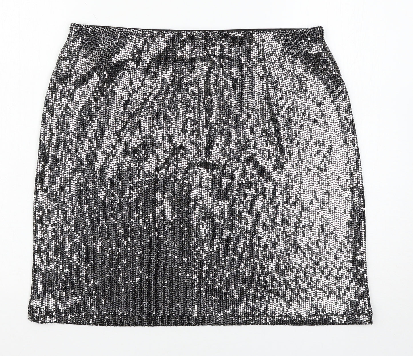 Marks and Spencer Womens Silver   Mini Skirt Size 12