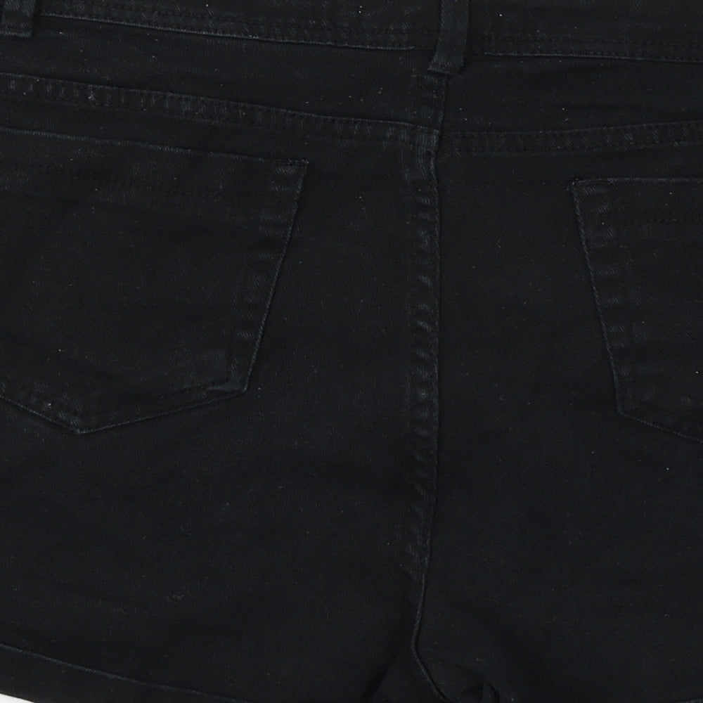 Peacocks Womens Black   Hot Pants Shorts Size 14