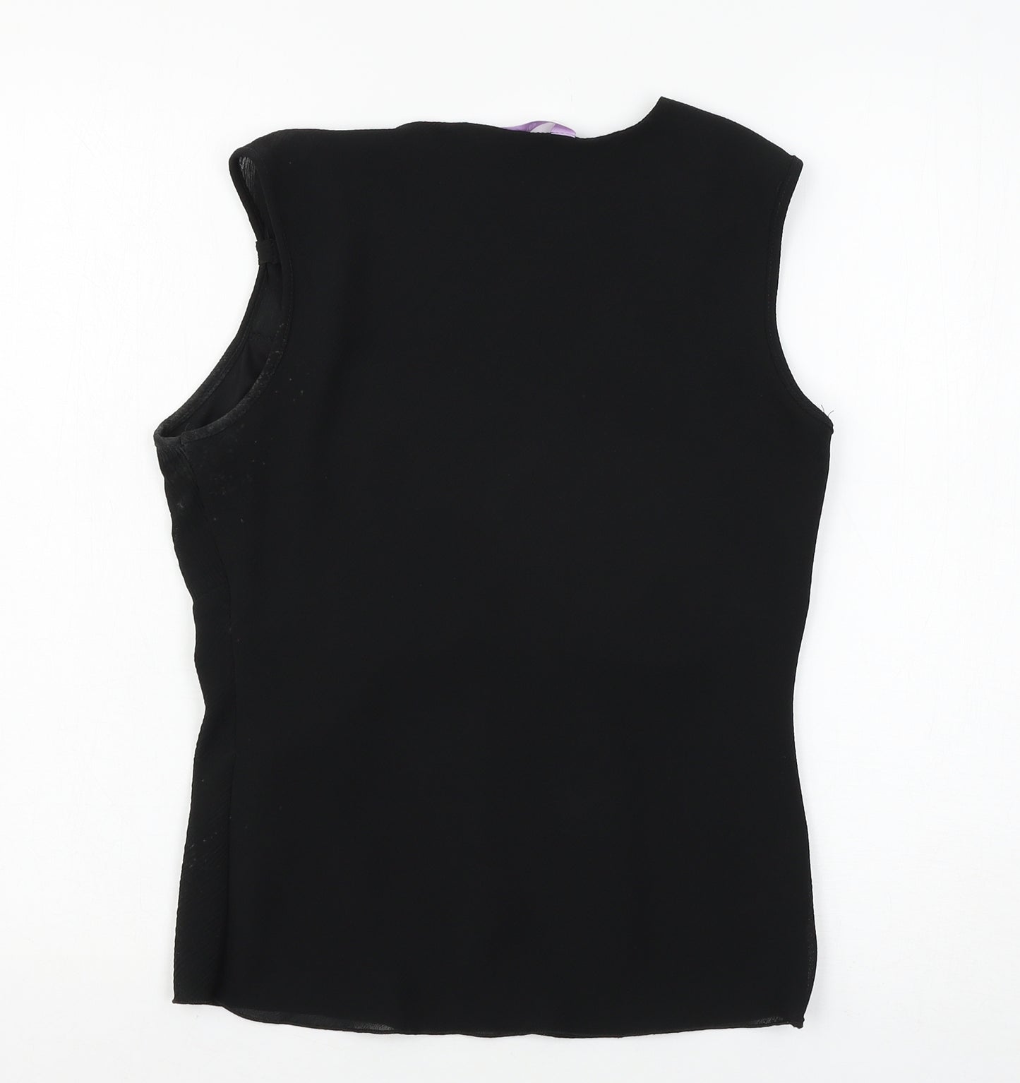 evie Womens Black   Basic Blouse Size 12