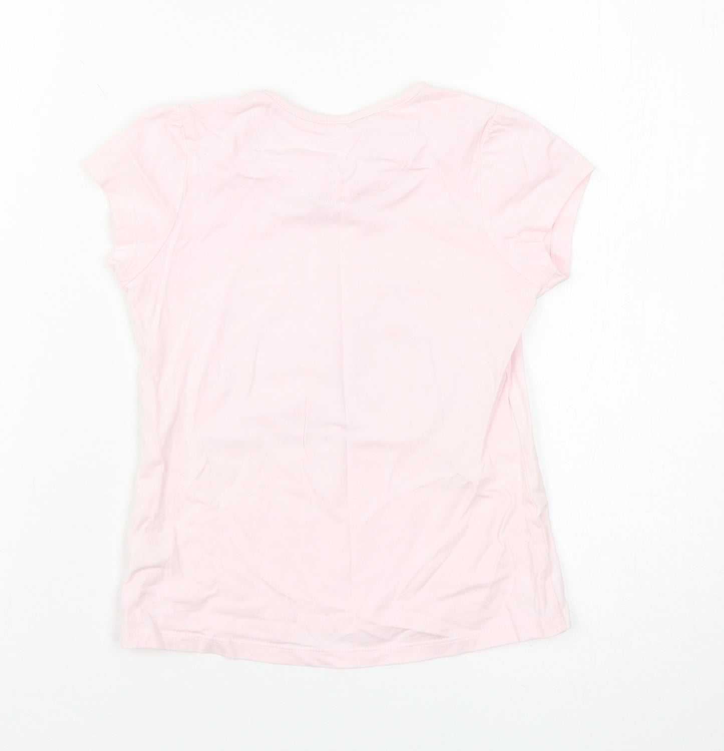 Mini Club Girls Pink   Basic T-Shirt Size 5-6 Years