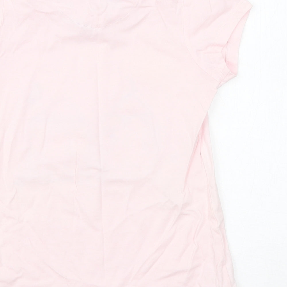 Mini Club Girls Pink   Basic T-Shirt Size 5-6 Years
