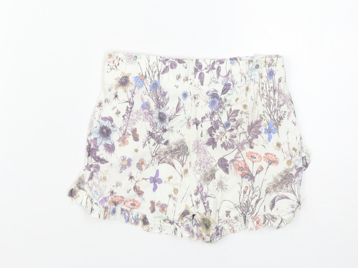 NEXT Girls Multicoloured Floral  Culotte Shorts Size 6 Years