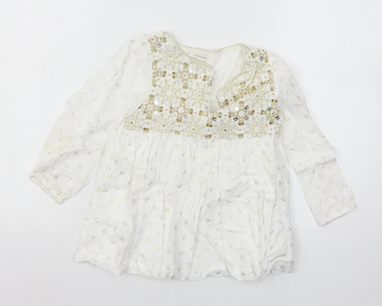 Monsoon Girls Silver   Basic Casual Size 5 Years