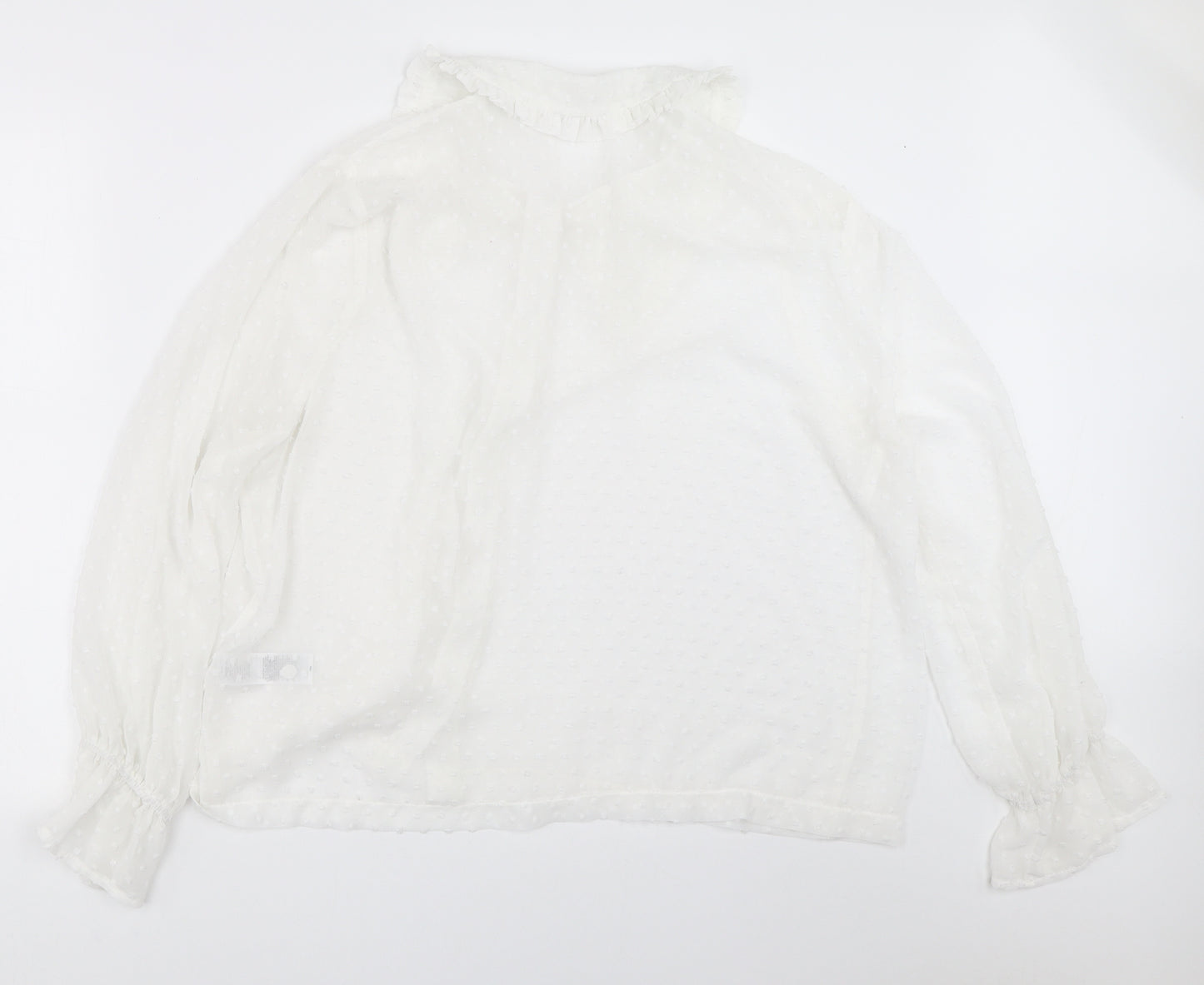 Primark Womens White   Basic Button-Up Size 18