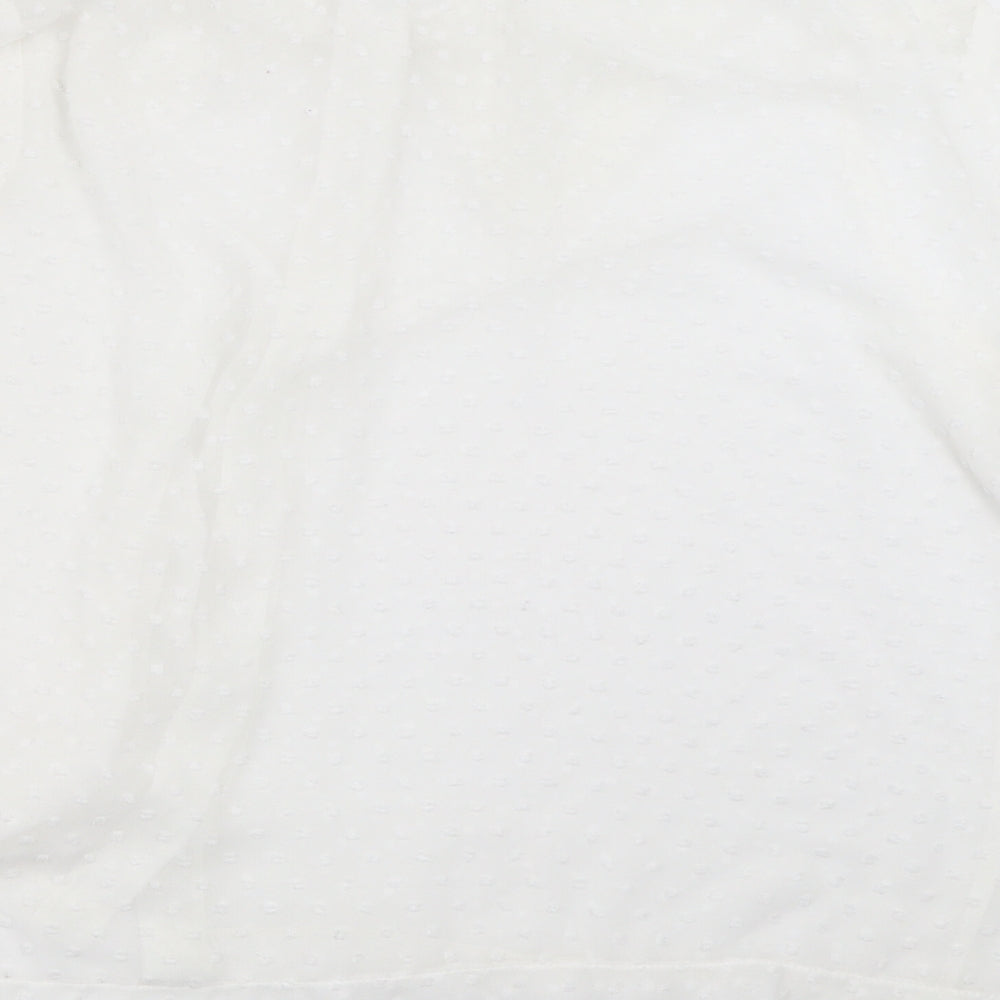 Primark Womens White   Basic Button-Up Size 18