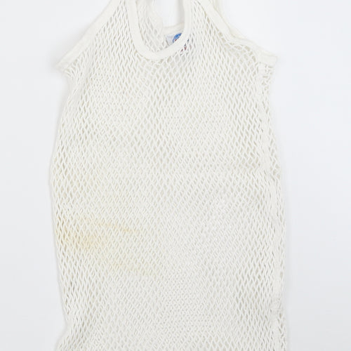 5 Star Womens White   Basic Tank Size M