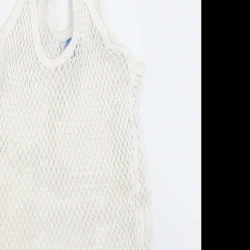 5 Star Womens White   Basic Tank Size M