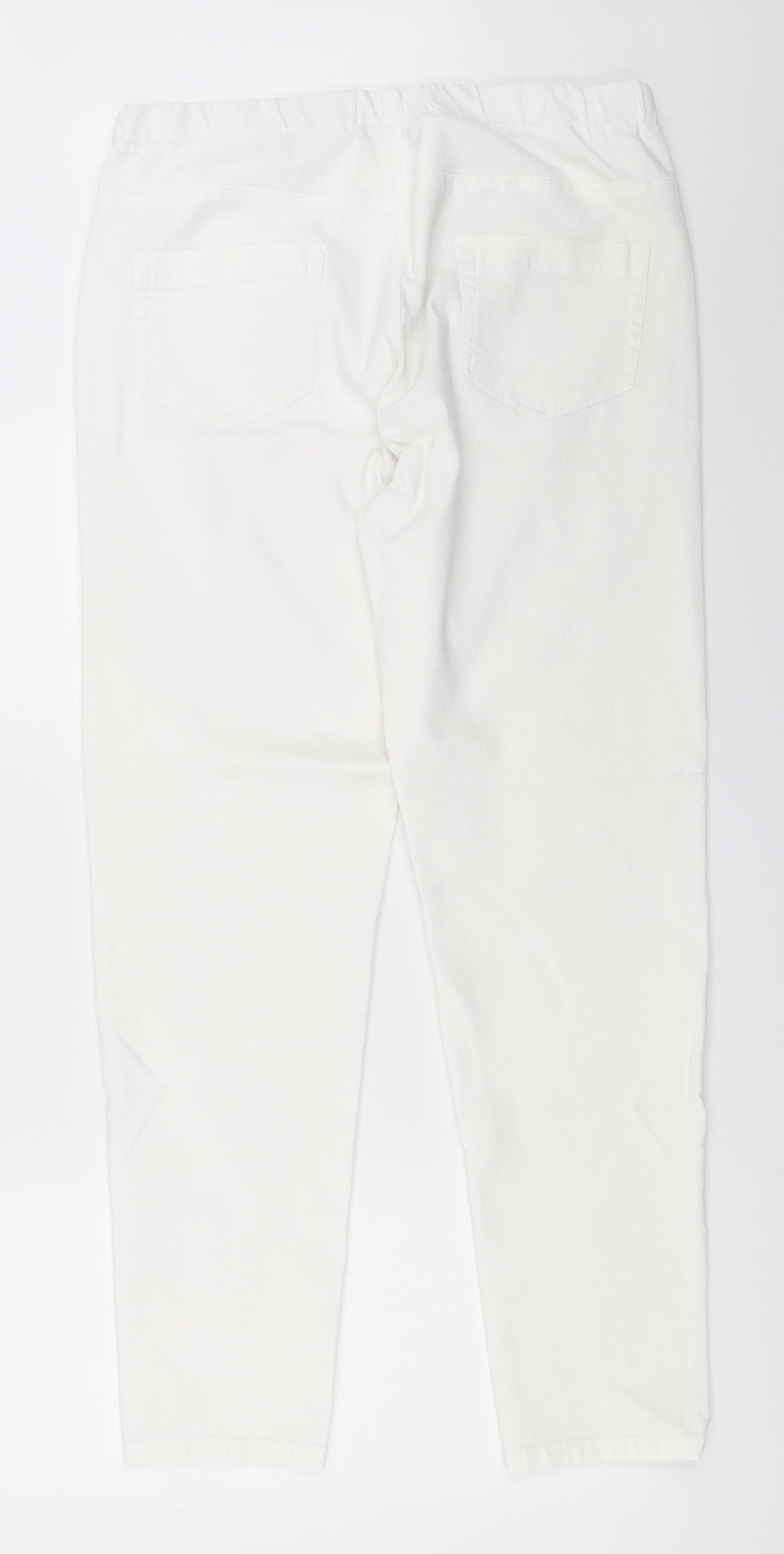 Peacocks Womens White   Jegging Jeans Size 16 L29 in