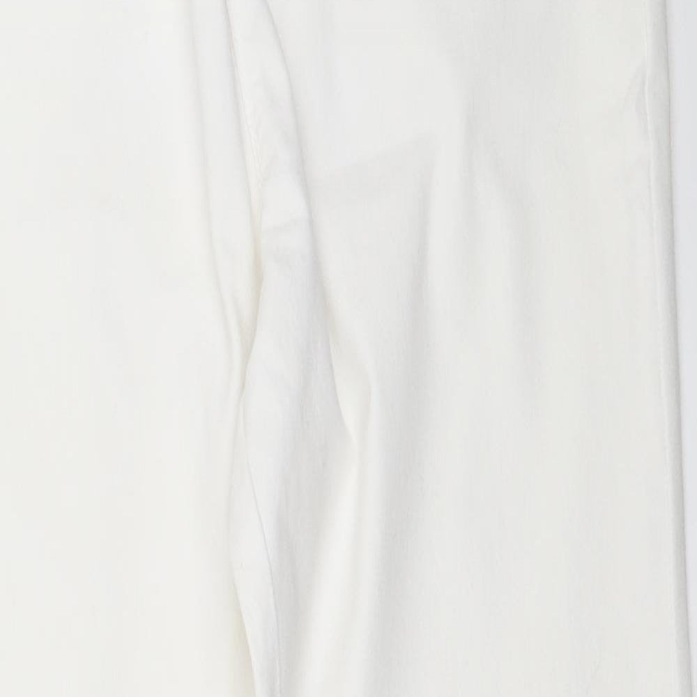 Peacocks Womens White   Jegging Jeans Size 16 L29 in