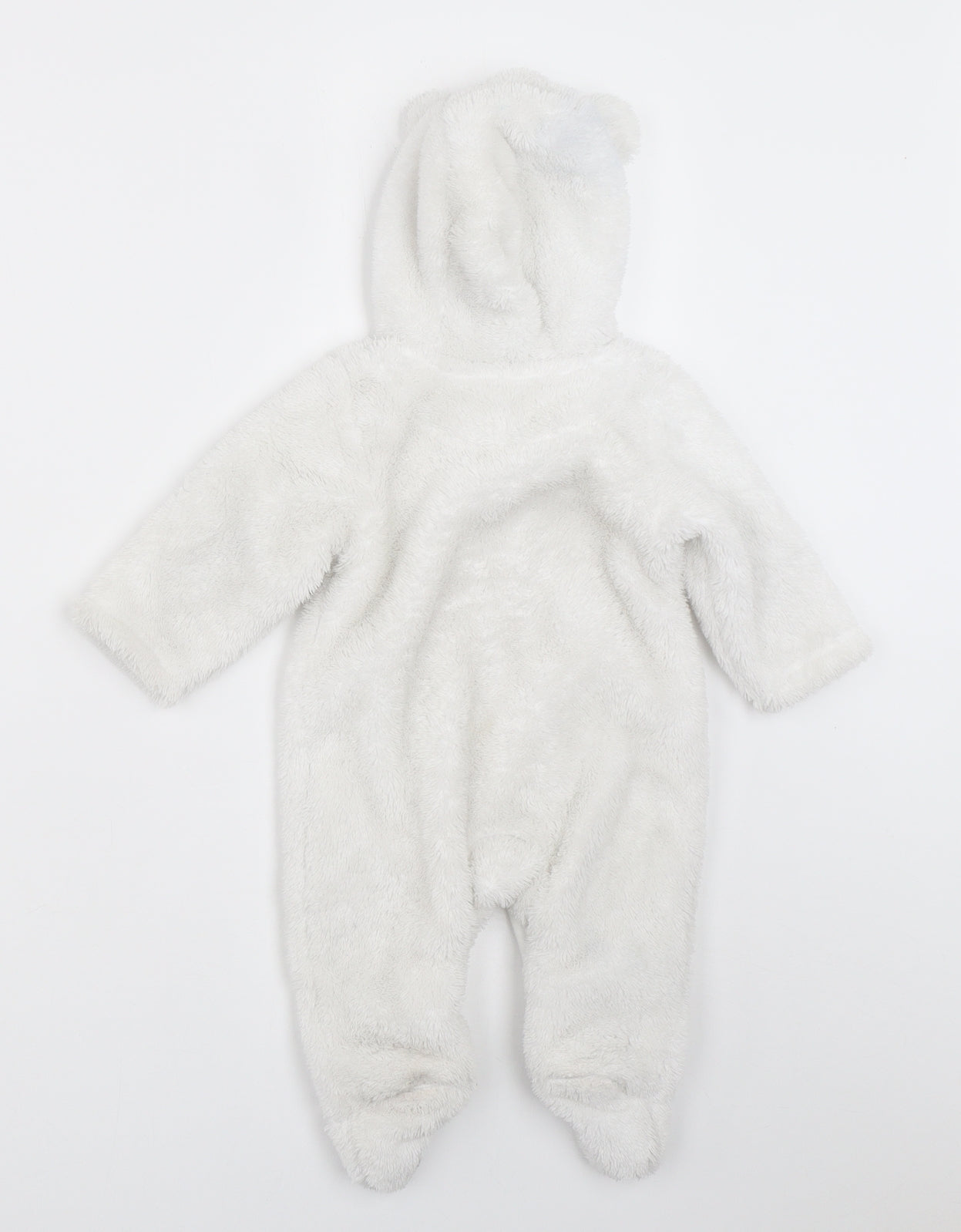 The Little White Company Baby White Solid  Capri One Piece Size 0-3 Months