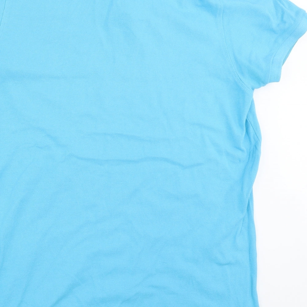 Twisted Soul Mens Blue    Polo Size M