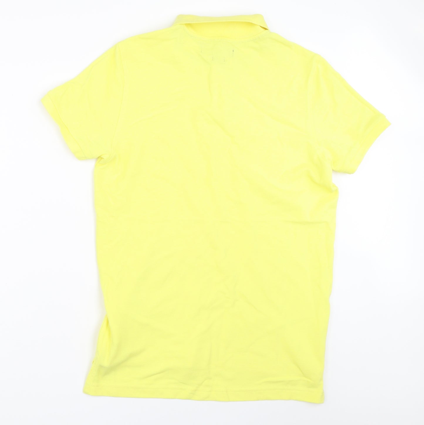 Twisted Soul Mens Yellow    Polo Size M