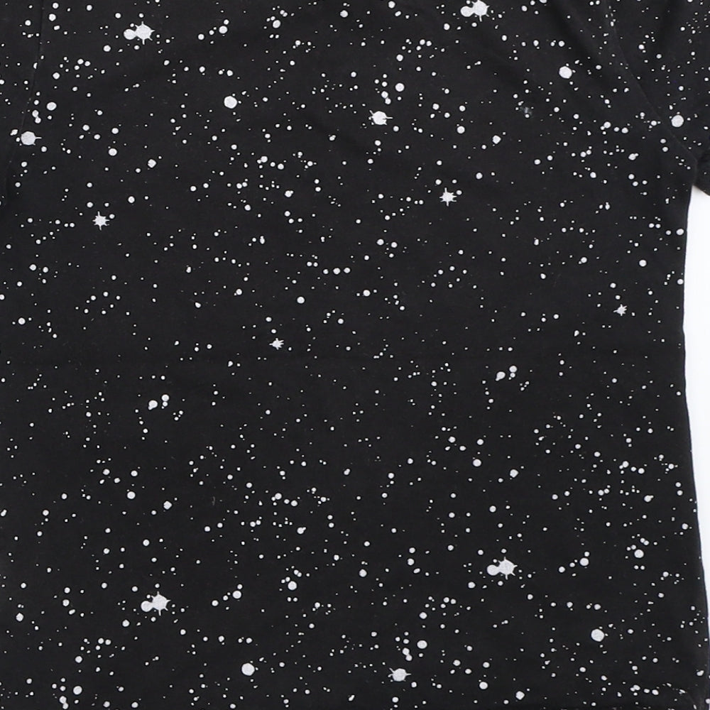 H&M Boys Black   Basic T-Shirt Size 7-8 Years  - star wars