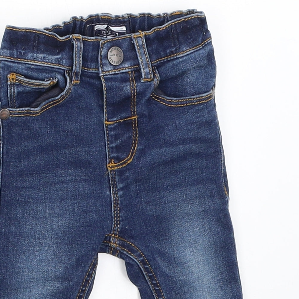 NEXT Boys Blue  Denim Capri Jeans Size 3-6 Months