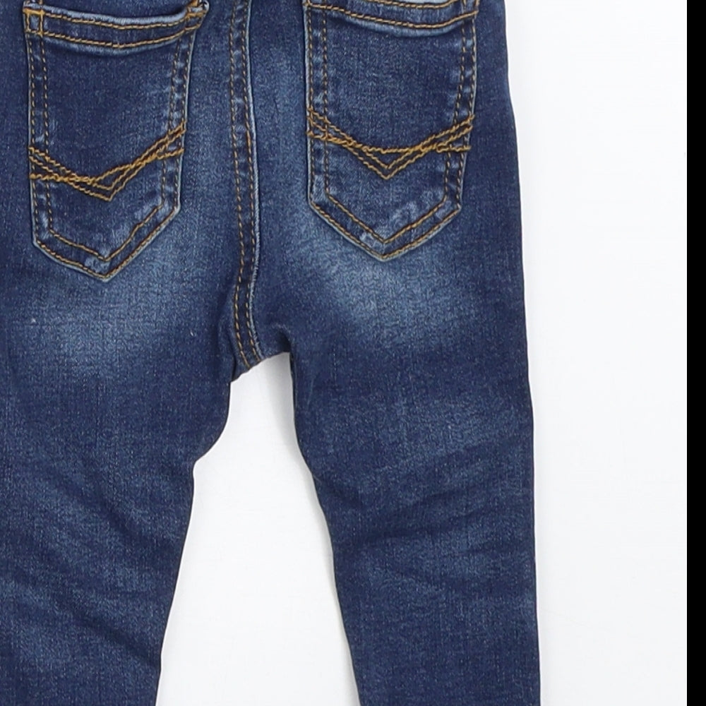 NEXT Boys Blue  Denim Capri Jeans Size 3-6 Months