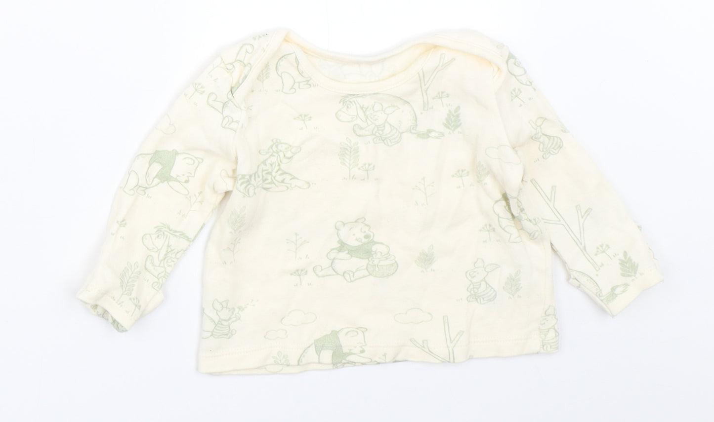 George Boys Ivory   Basic T-Shirt Size 0-3 Months  - disney