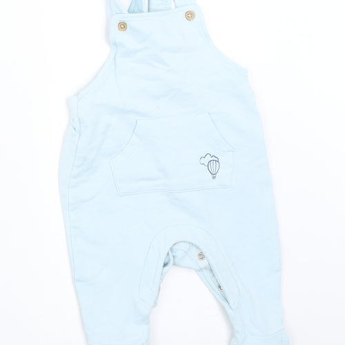 Marks and Spencer Boys Blue   Dungaree One-Piece Size 0-3 Months