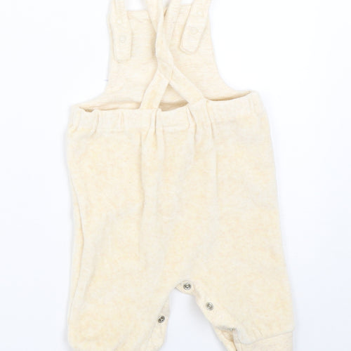 NEXT Boys Beige   Dungaree One-Piece Size 3-6 Months