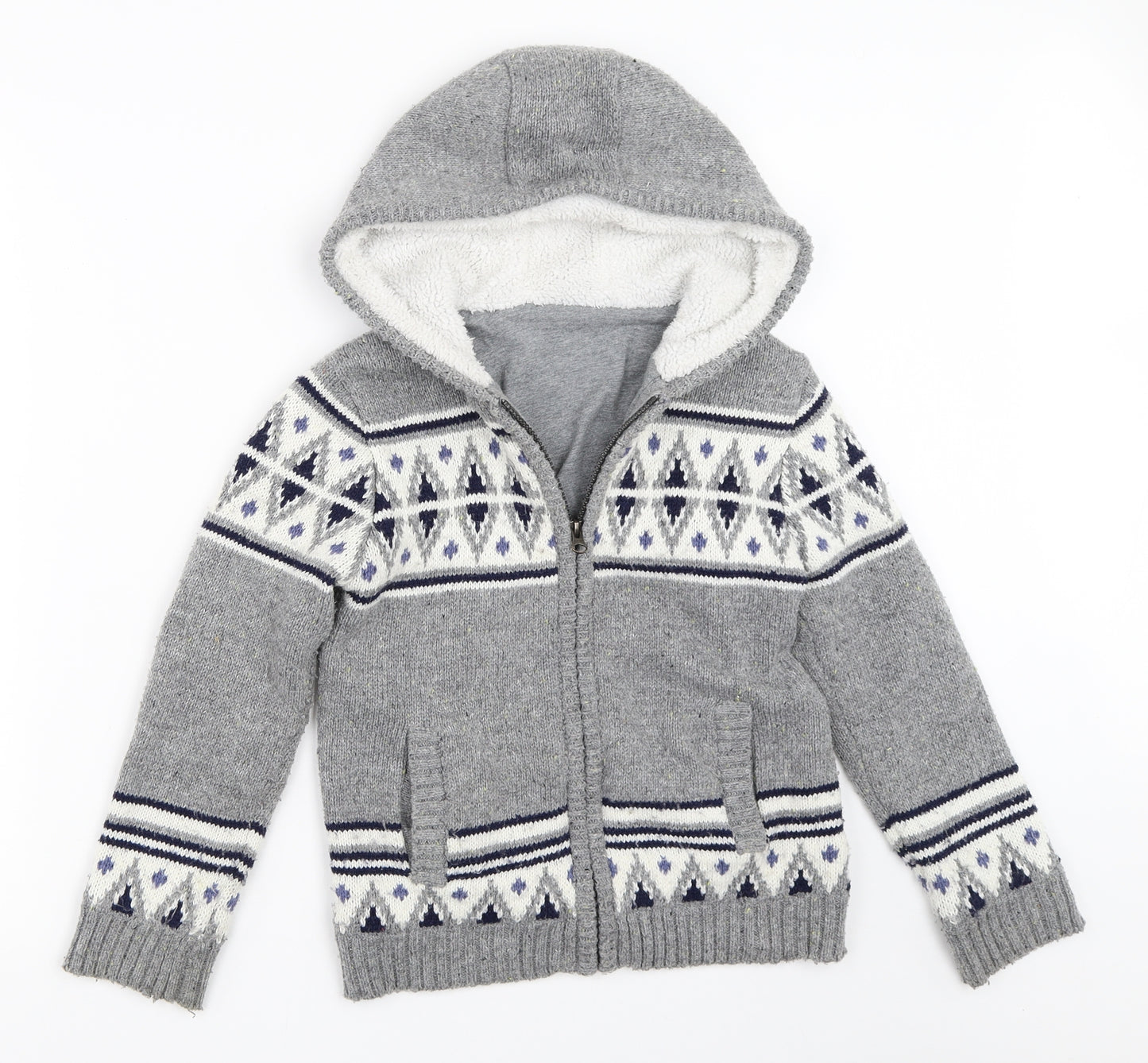 Nutmeg Boys Grey   Jacket  Size 7-8 Years