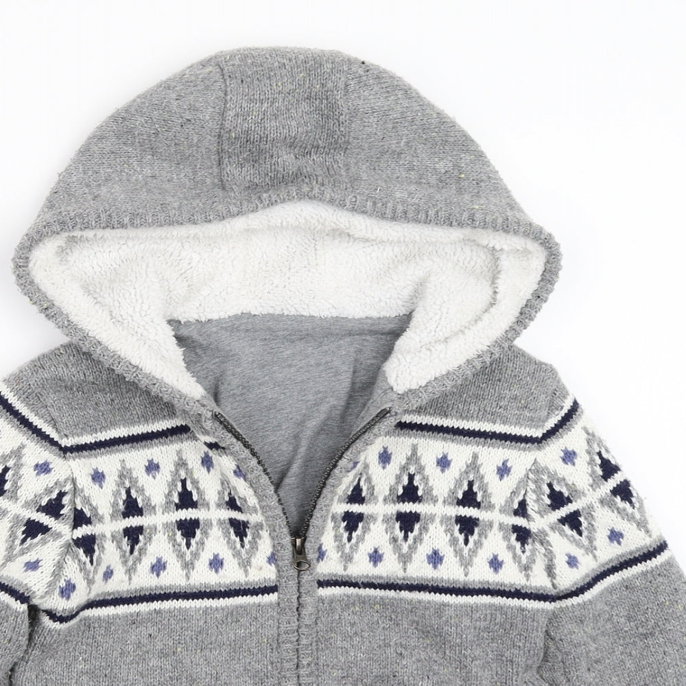 Nutmeg Boys Grey   Jacket  Size 7-8 Years
