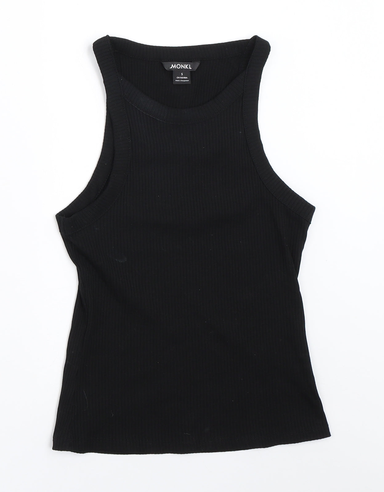 Monki Womens Black   Basic Tank Size S