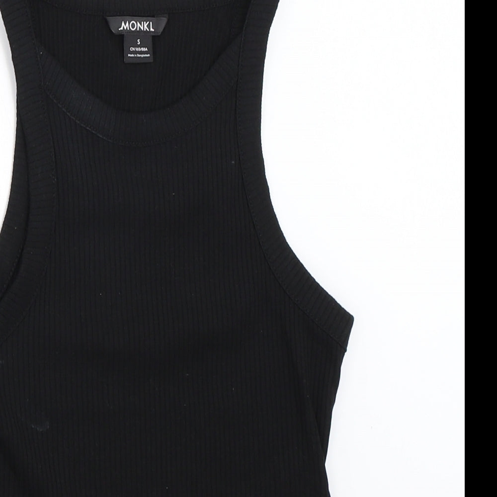 Monki Womens Black   Basic Tank Size S