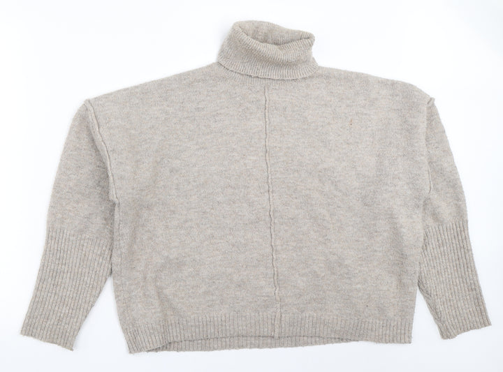 Missguided Womens Beige Pullover Jumper Size 8