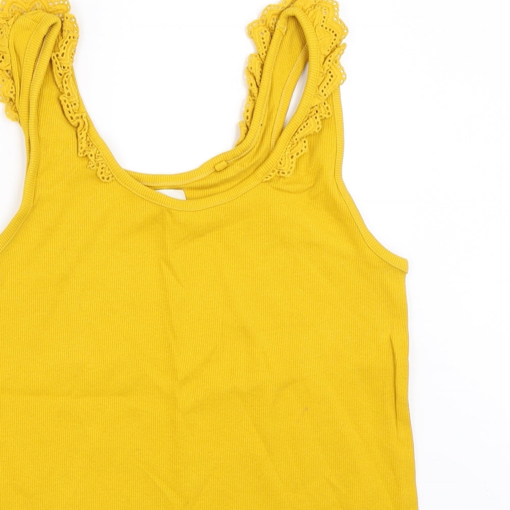 NEXT Womens Yellow   Basic Tank Size 14