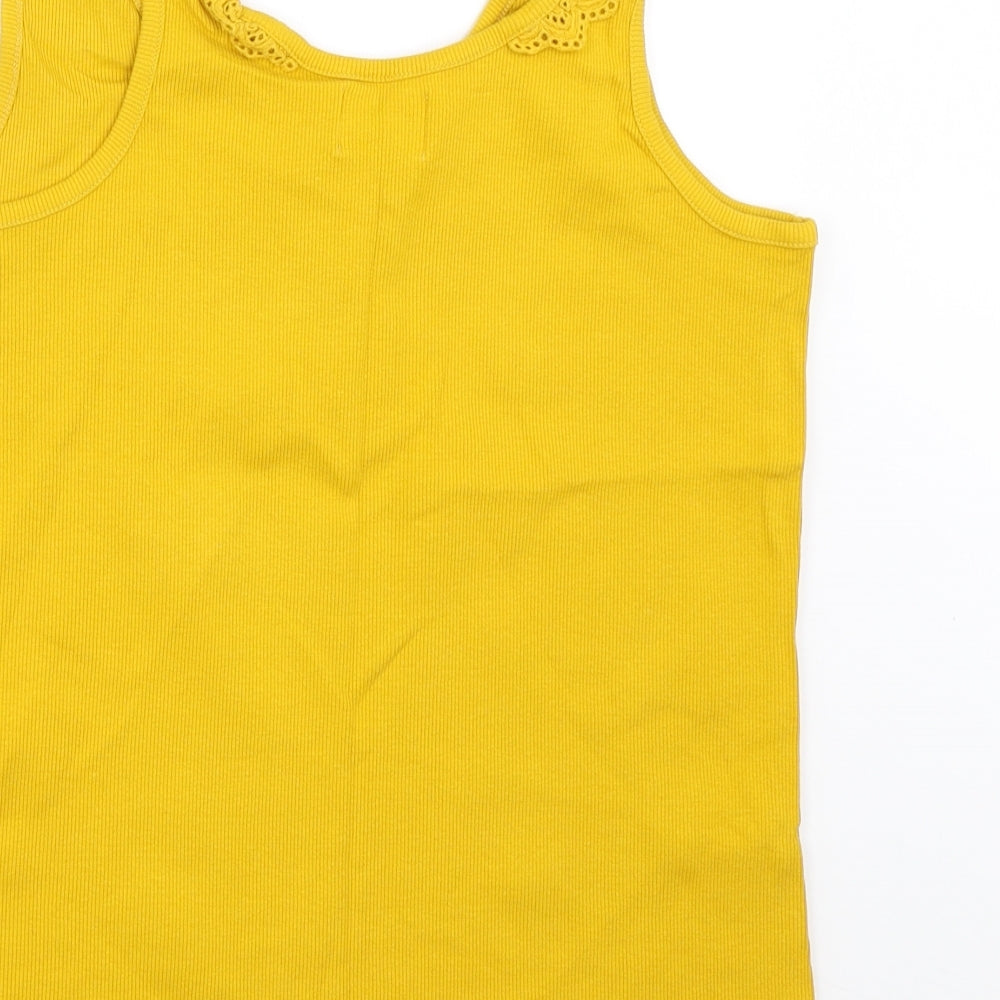 NEXT Womens Yellow   Basic Tank Size 14