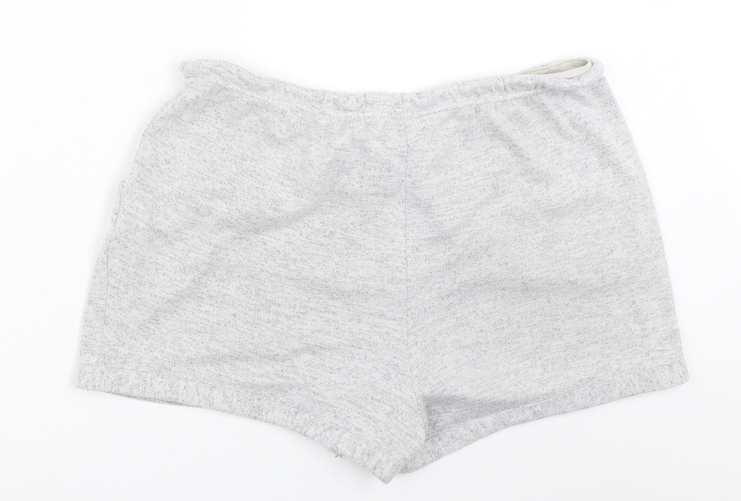 F&F Womens Grey Solid  Top Sleep Shorts Size 12