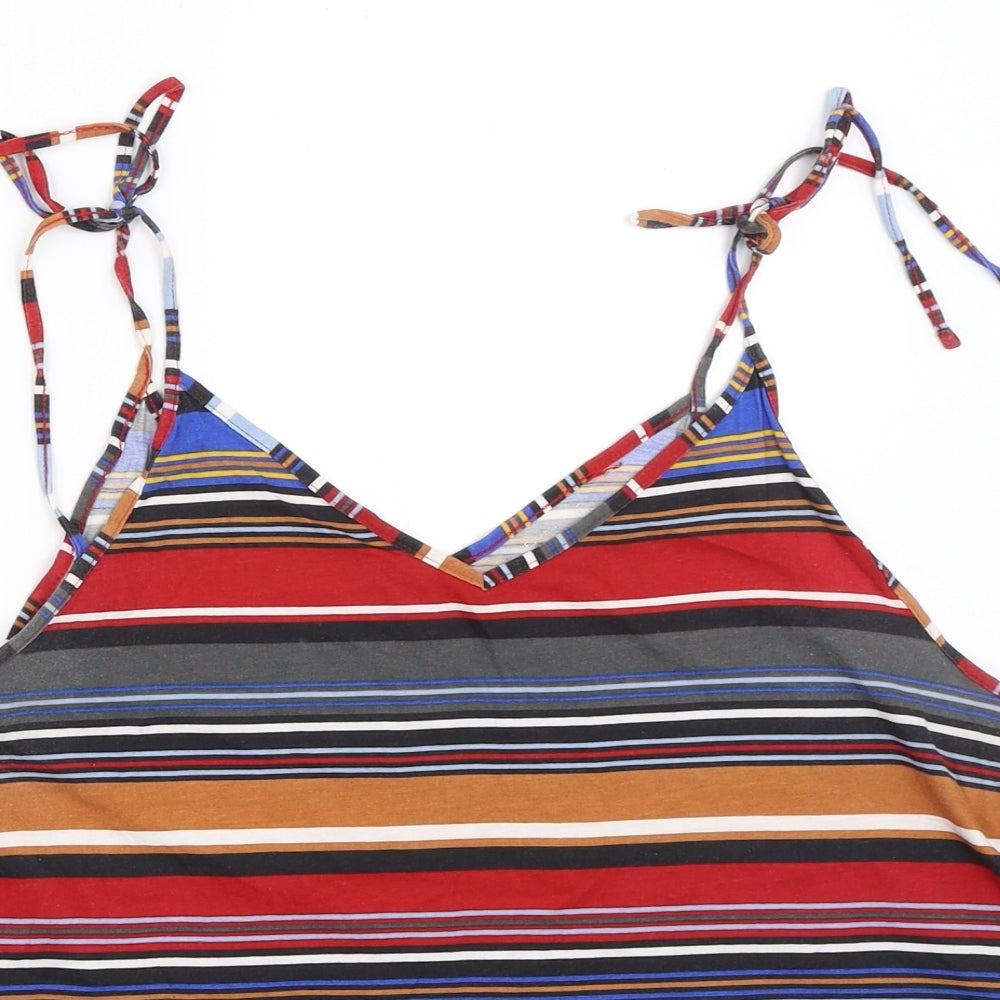 NEXT Womens Red Striped  Camisole Tank Size 12