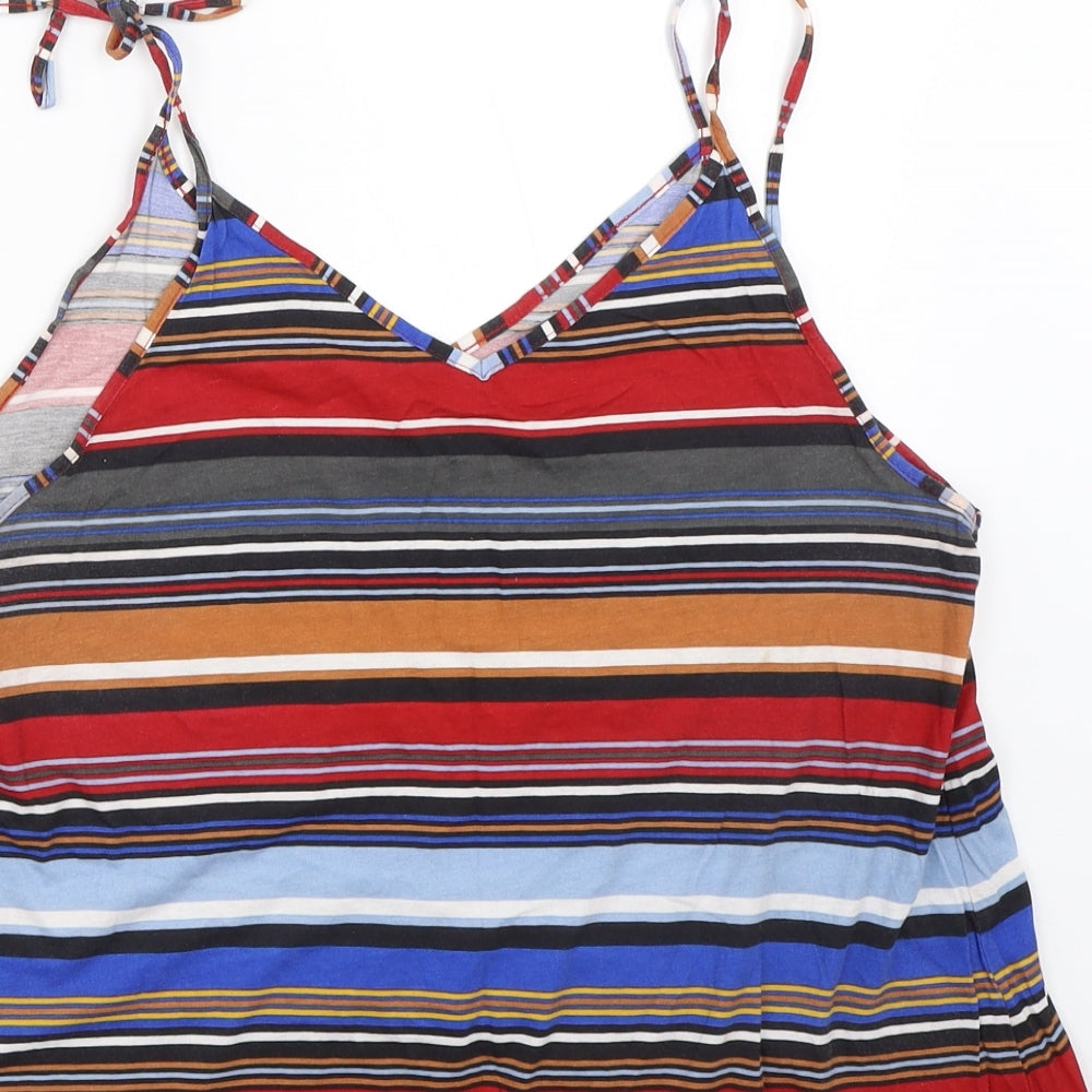 NEXT Womens Red Striped  Camisole Tank Size 12