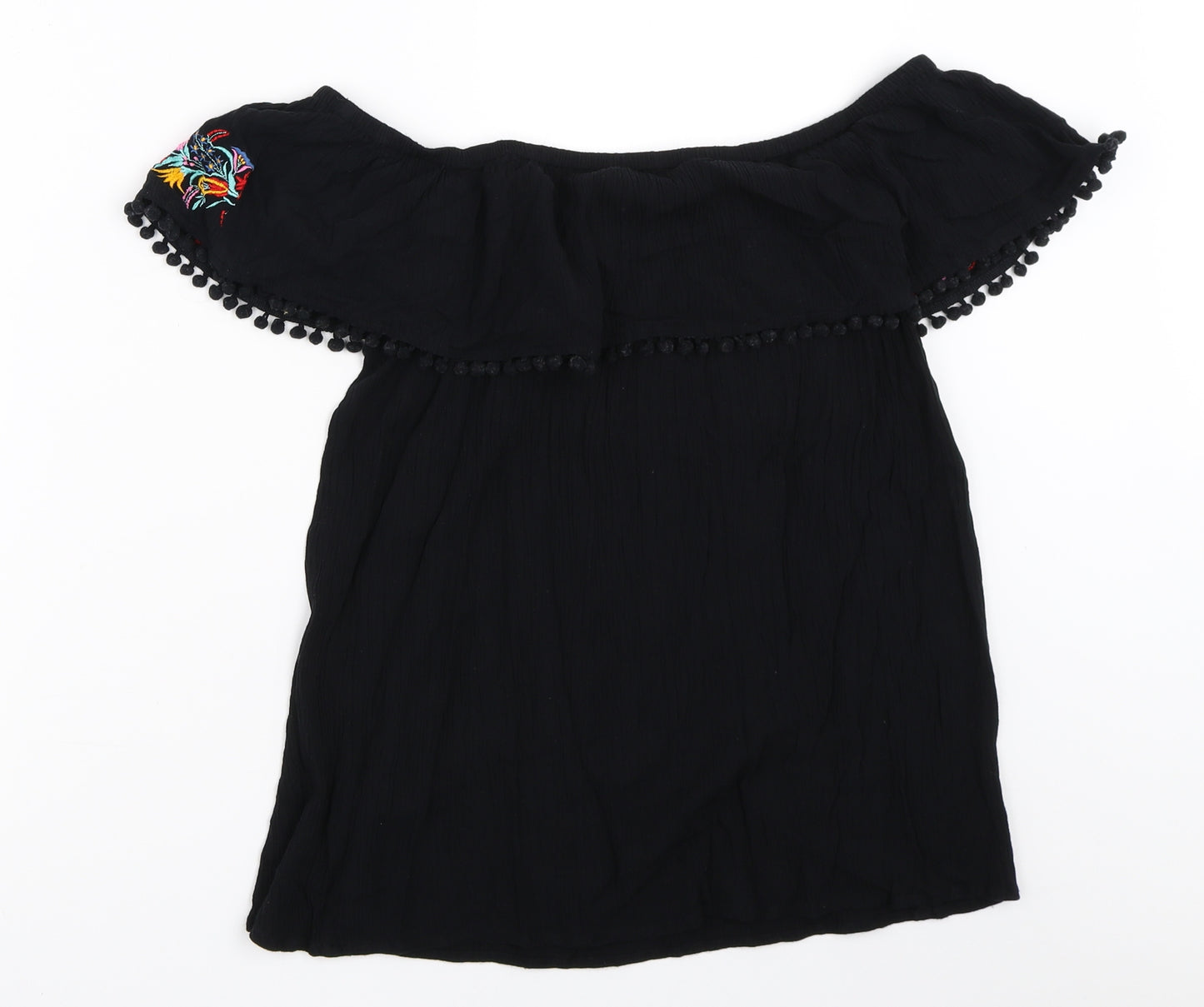 F&F Womens Black   Basic Blouse Size 14