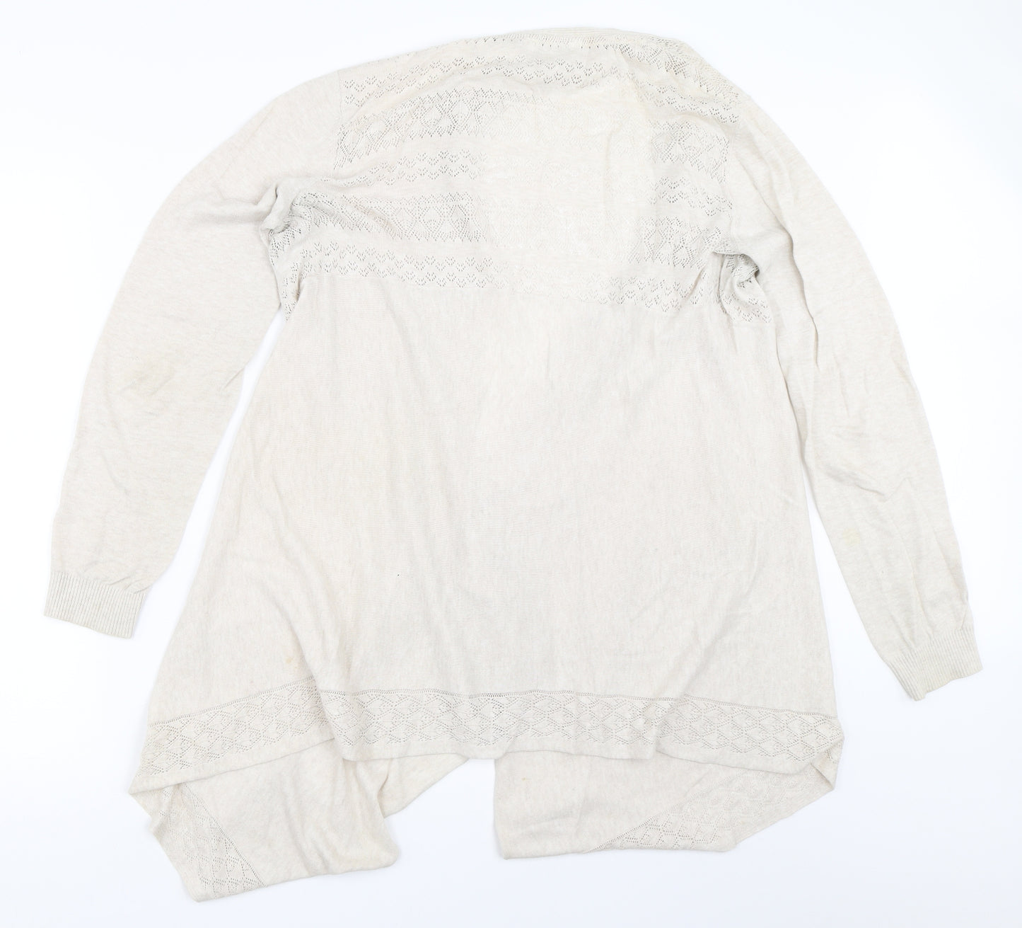 Fat Face Womens Beige   Cardigan Jumper Size 14