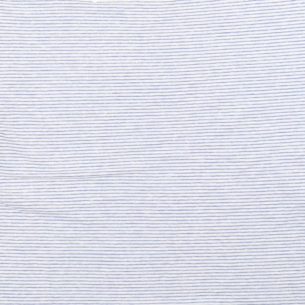NEXT Womens Blue Striped  Basic T-Shirt Size 12